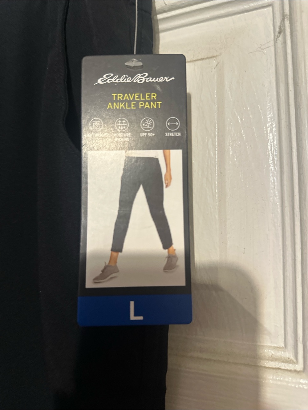 Eddie Bauer Black Travel pants ankle length - Picture 2 of 3